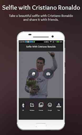 Selfie with Ronaldo 1