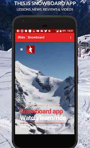 Snowboard App: Leçons, actualités et videos 1