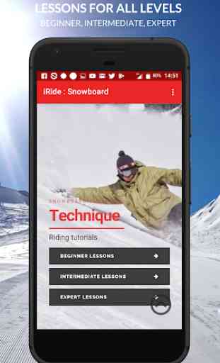 Snowboard App: Leçons, actualités et videos 2