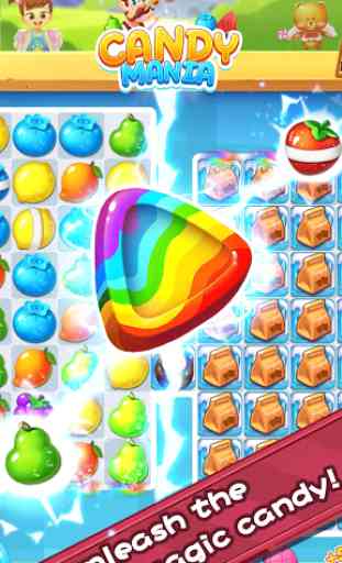 Sweet Candy Fever - New Fruit Crush Game Free 4