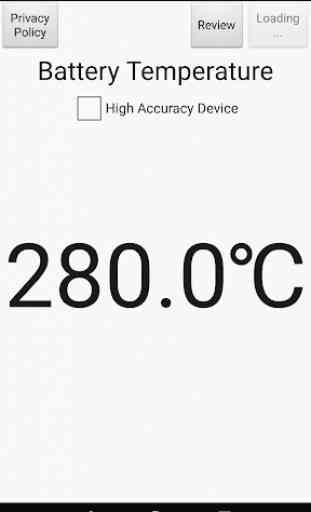 température batterie (℃) 2