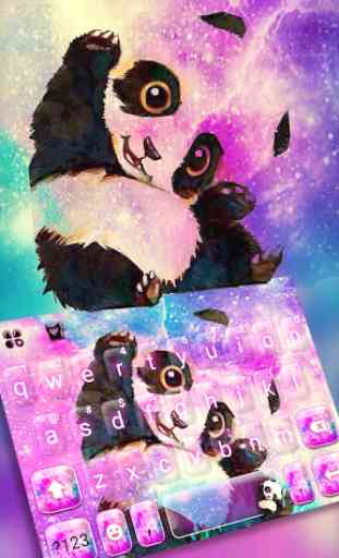 Thème de clavier Galaxy Cute Panda 1