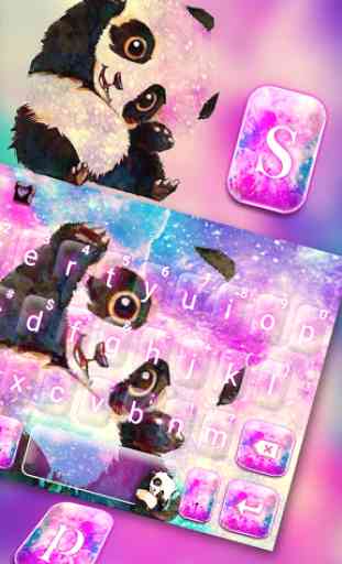 Thème de clavier Galaxy Cute Panda 2