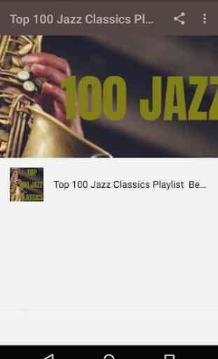 Top 100 Jazz Classics Playlist Songs 1