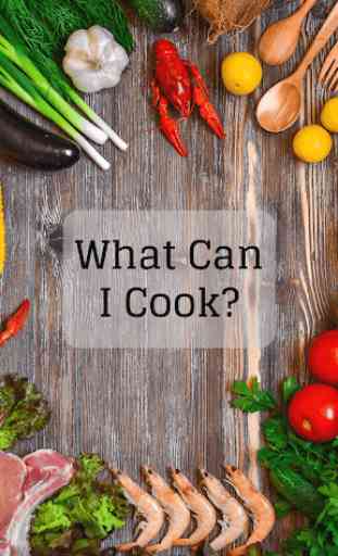 What Can I Cook? 1