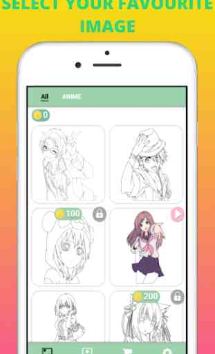 Anime Coloring by Number - Anime Coloring Book 2