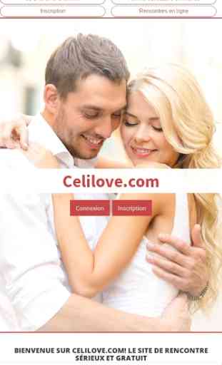 Application rencontre gratuite - Celilove 1