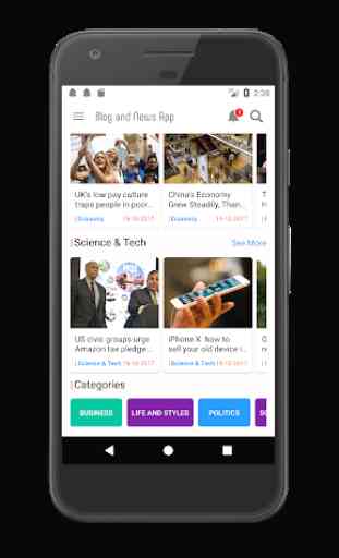 Blog and News App for WordPress Site 2