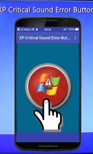 Bouton d'erreur XP Critical Sound 2