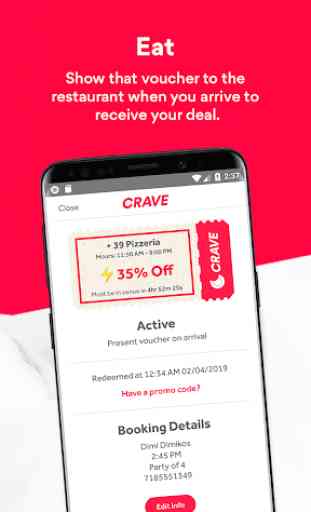 Crave: Live Deals & Discounts From Top Restaurants 4