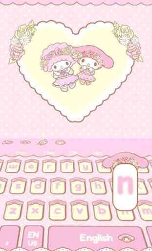 Cute pink Keyboard 1