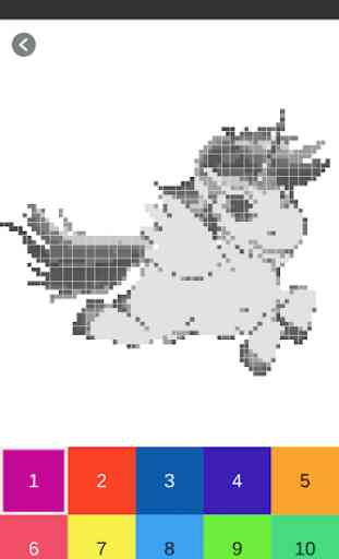 Cute Unicorn Pixel Art 3