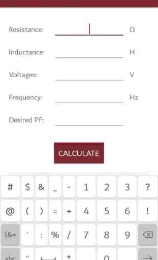 Electrical Calculator App : Mobile Electrician 4