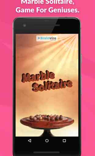 Marble Solitaire : Brainvita Peg Board Game 1