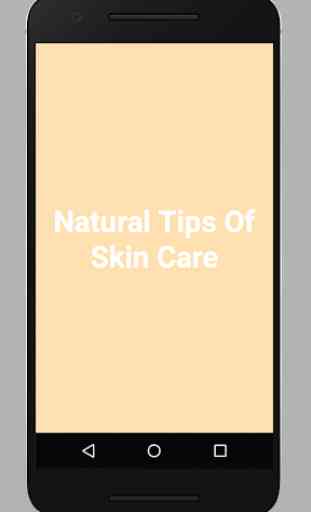 Natural Tips Of Skin Care 1