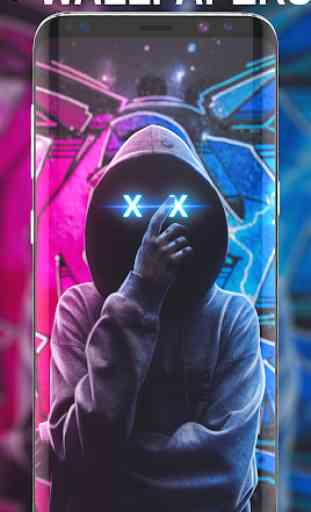 Neon Mask Style Wallpapers & Screen Lock App 4