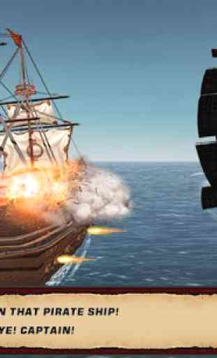 pirate ship battle 3D: butin pillage flotte navale 3