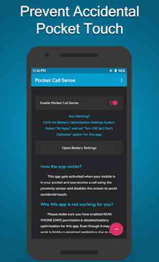 Pocket Call Sense - Prevents Accidental Touch 2