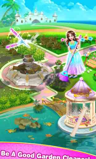 Princess House Clean Up – Girls Cleaning Game 4