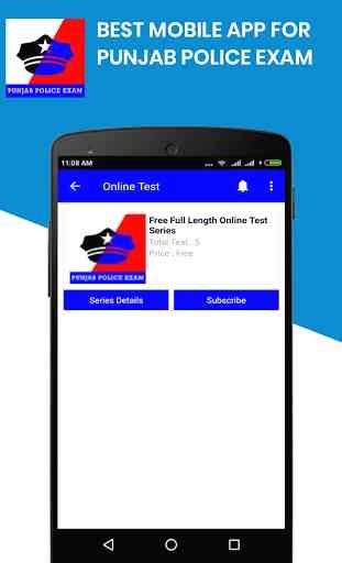 Punjab Police Exam App- Free Online Mock Tests 3