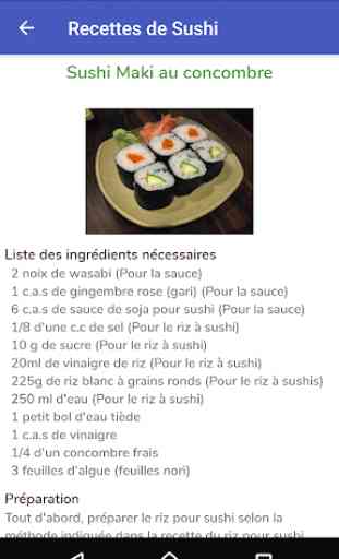 Recettes de Sushi 2