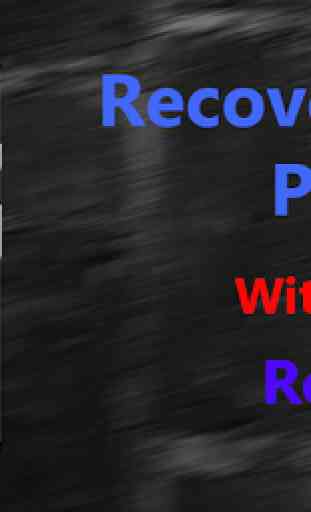 Recover Deleted Pictures: Photos Recovery App 1