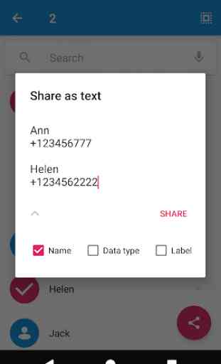 Share Contacts PRO 3