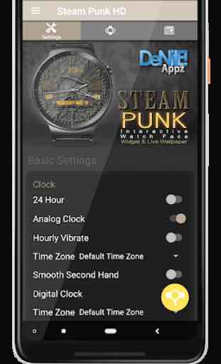 Steam Punk HD Watch Face Widget & Live Wallpaper 4