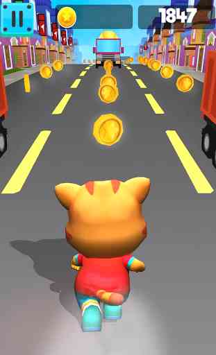 The Cat Runner 3D - Free Running Games 2