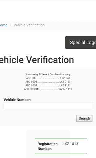 Vehicle Registration 2