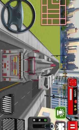 911 Truck Fire Rescue 3D Sim 2017 2