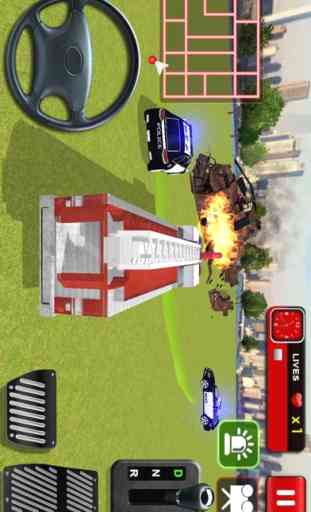 911 Truck Fire Rescue 3D Sim 2017 4