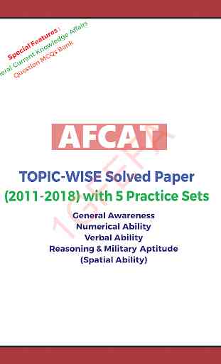 AFCAT Solved Papers and Practice Sets 1