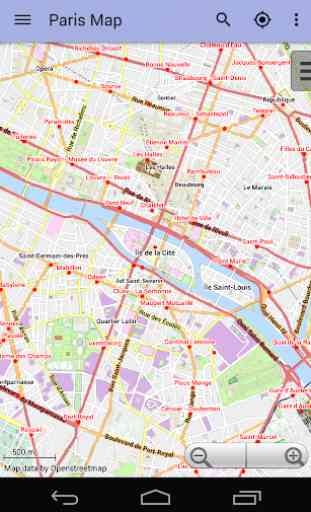 Carte de Paris hors-ligne 2
