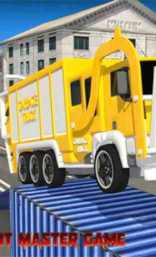 City Garbage Truck Flying Robot-Trash Truck Robot 4