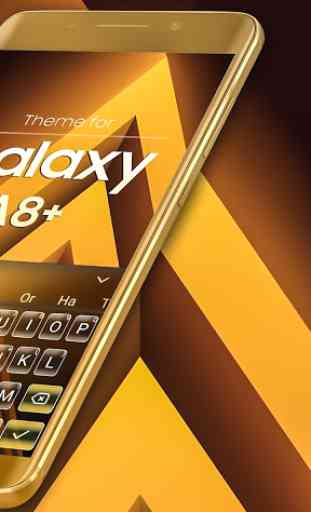 Clavier pour Galaxy A8 Plus Gold 2