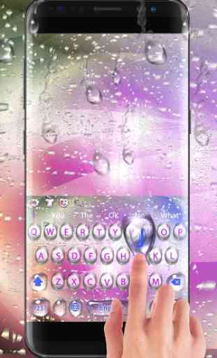 Color Water Drops Keyboard 2