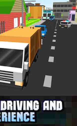 Cube Garbage Truck Simulator 4