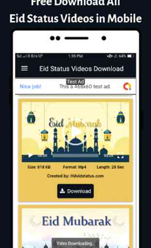Eid Mubarak Status Videos Download (Eid 2019) 3
