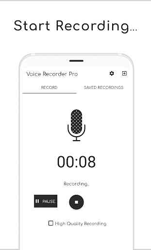 Enregistreur de Voix Pro 1