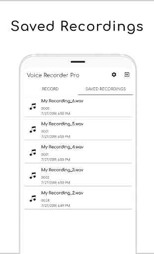 Enregistreur de Voix Pro 2