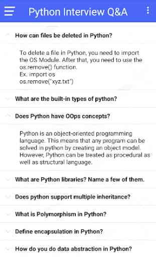 Interview Questions Answer  for Python (Offline) 2