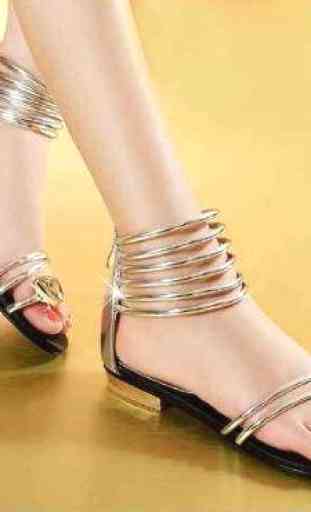 Modèles de belles sandales plates pour les femmes 1