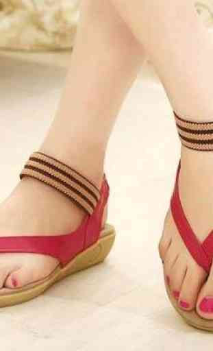 Modèles de belles sandales plates pour les femmes 4