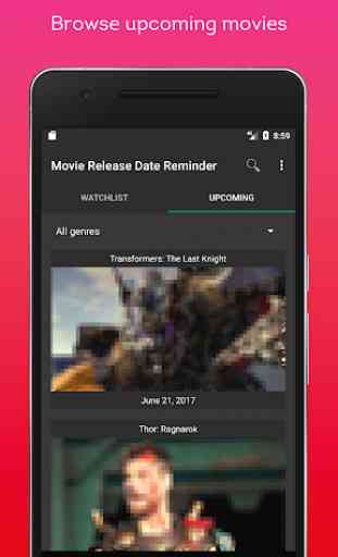 Movie Release Date Reminder - Upcoming Films Info 2