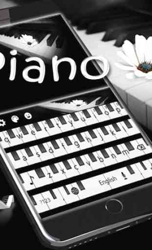 Piano clavier thème 4