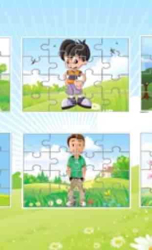 Puzzle boy jeux pédagogiques les enfants de 4 ans 3
