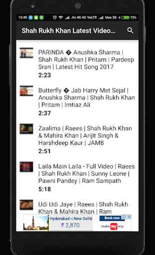 Shah Rukh Khan Latest Video Songs 3