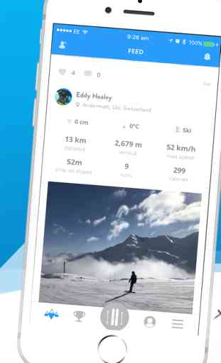 snoww: l'app de suivi de ski 1