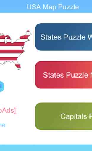 USA Map Puzzle Game 1